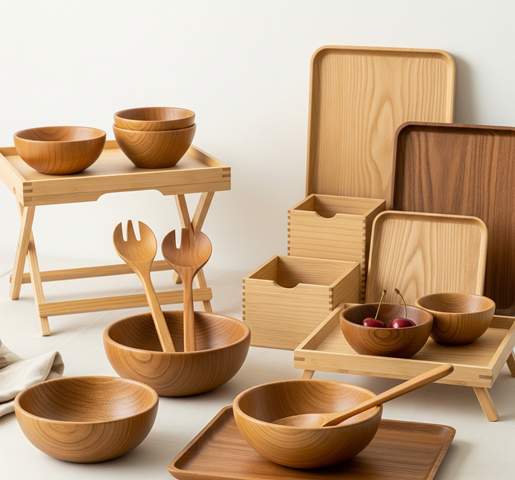 Ihlamur Ağacı Düzenleyici Ahşap Kutular ile Minimalist Dekor